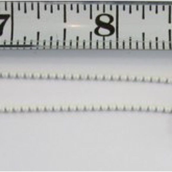 White Enameled Necklace with Bow Pendant & Iridescent AB Crystals. - Picture 7 of 7